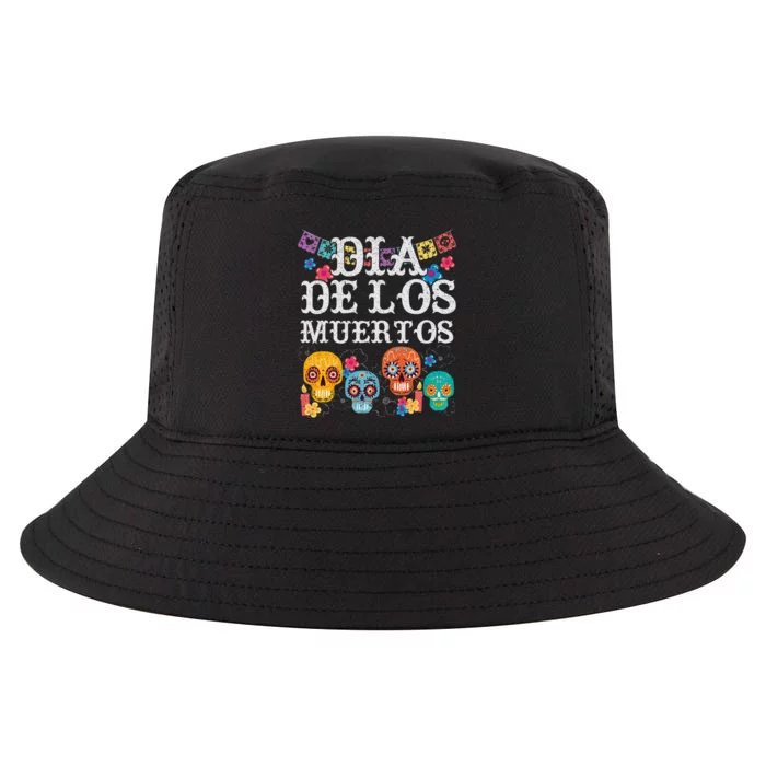 Dia De Los Muertos Sugar Skull Mexican Holiday Cool Comfort Performance Bucket Hat