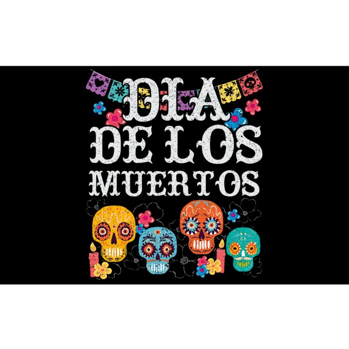 Dia De Los Muertos Sugar Skull Mexican Holiday Bumper Sticker