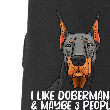 Doberman Dog Lover funny Doberman Lover Doggie 3-End Fleece Hoodie