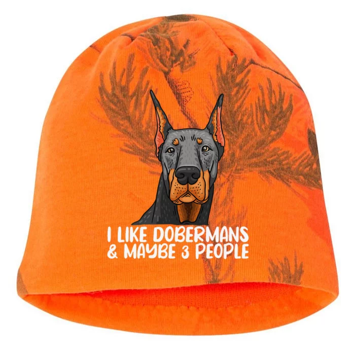 Doberman Dog Lover funny Doberman Lover Kati - Camo Knit Beanie