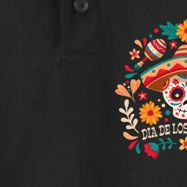 Dia De Los Muertos Day Of Dead Mexican Dry Zone Grid Performance Polo