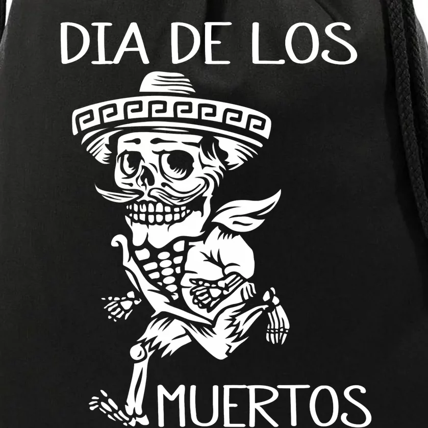 Dia De Los Muertos Funny Day Of The Dead Hanging Skulls Drawstring Bag