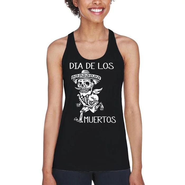 Dia De Los Muertos Funny Day Of The Dead Hanging Skulls Women's Racerback Tank