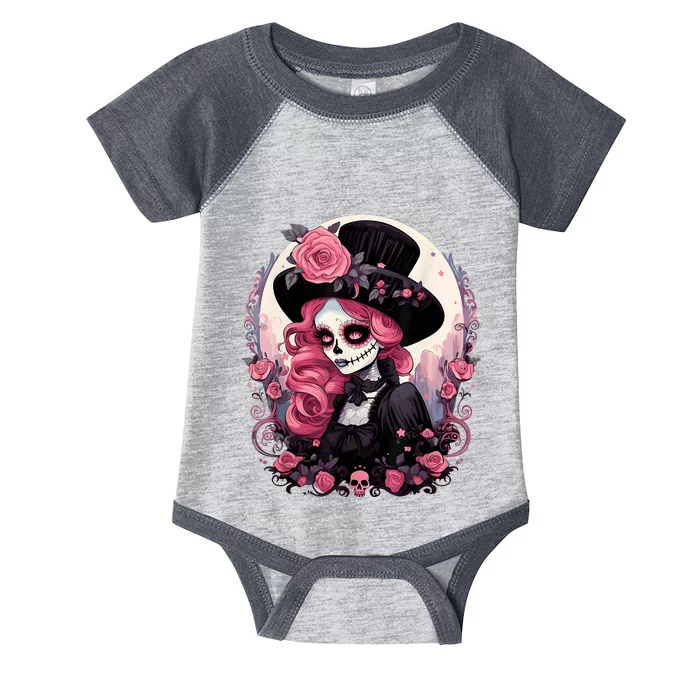 Dia De Los Muertos La Catrina Day Of The Dead Infant Baby Jersey Bodysuit