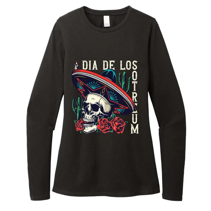 Dia De los Muertos Day of the Dead Mexican holiday Womens CVC Long Sleeve Shirt