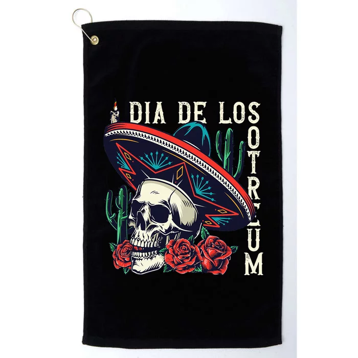 Dia De los Muertos Day of the Dead Mexican holiday Platinum Collection Golf Towel