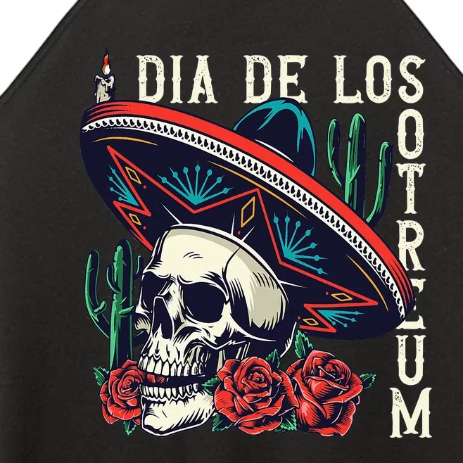 Dia De los Muertos Day of the Dead Mexican holiday Women’s Perfect Tri Rocker Tank