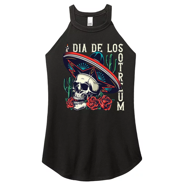 Dia De los Muertos Day of the Dead Mexican holiday Women’s Perfect Tri Rocker Tank