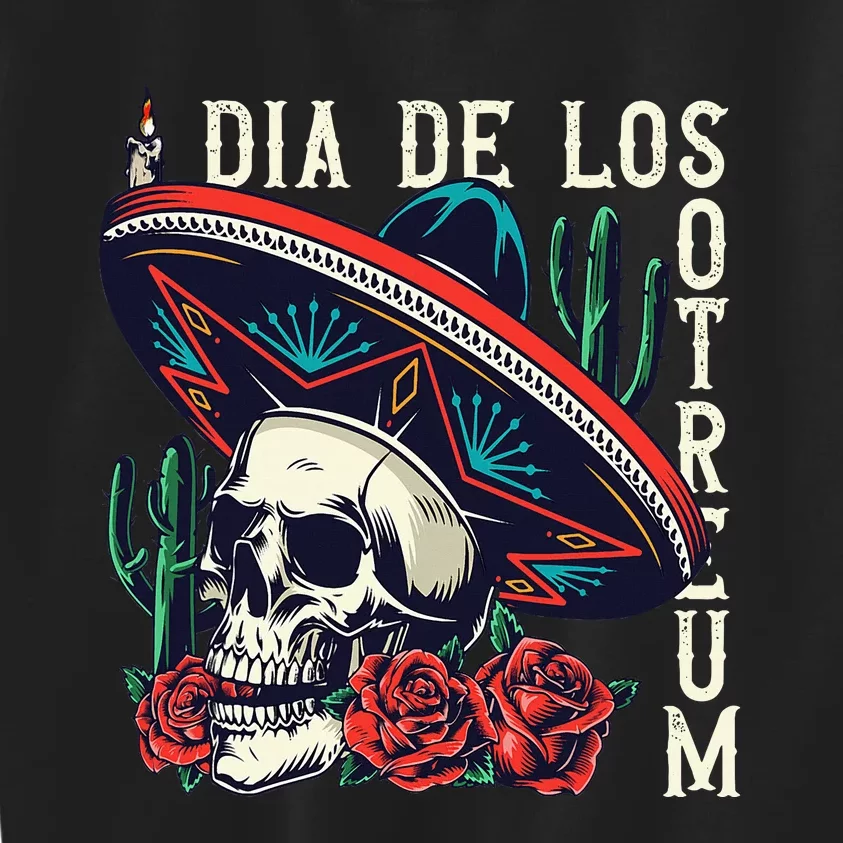 Dia De los Muertos Day of the Dead Mexican holiday Kids Sweatshirt