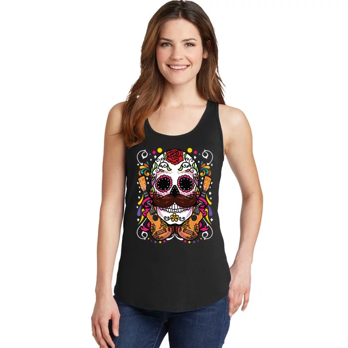 Dia De Los Muertos Ladies Essential Tank