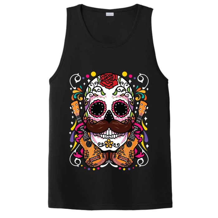 Dia De Los Muertos Performance Tank