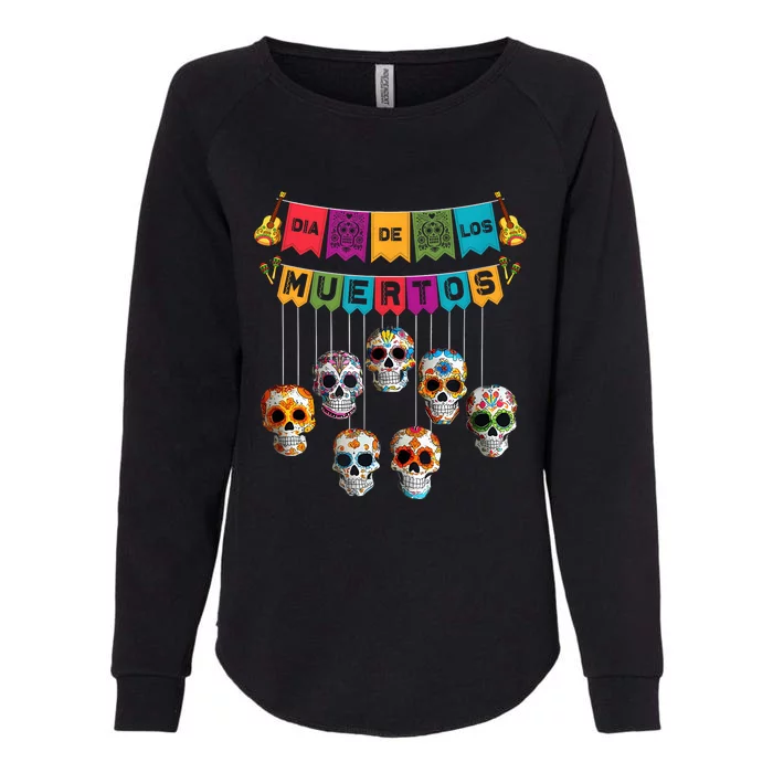 Dia De Los Muertos Mexican Day Of Death Womens California Wash Sweatshirt