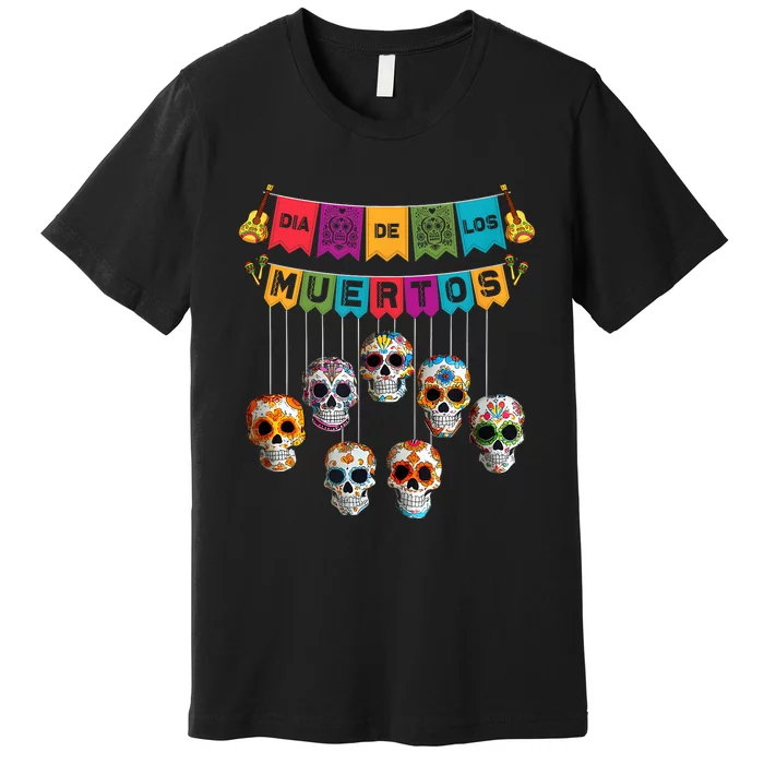 Dia De Los Muertos Mexican Day Of Death Premium T-Shirt