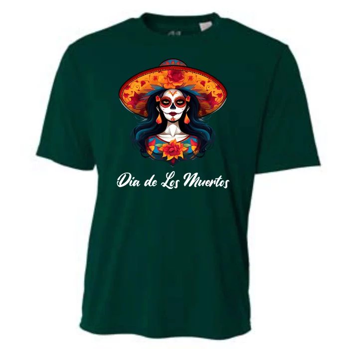 Dia De Los Muertos Day Of The Dead Festive Cooling Performance Crew T-Shirt