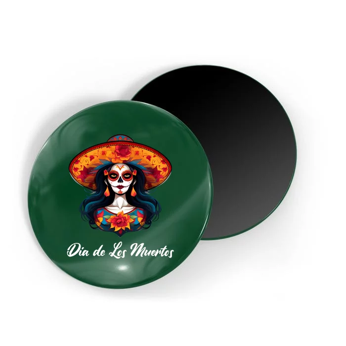 Dia De Los Muertos Day Of The Dead Festive Magnet