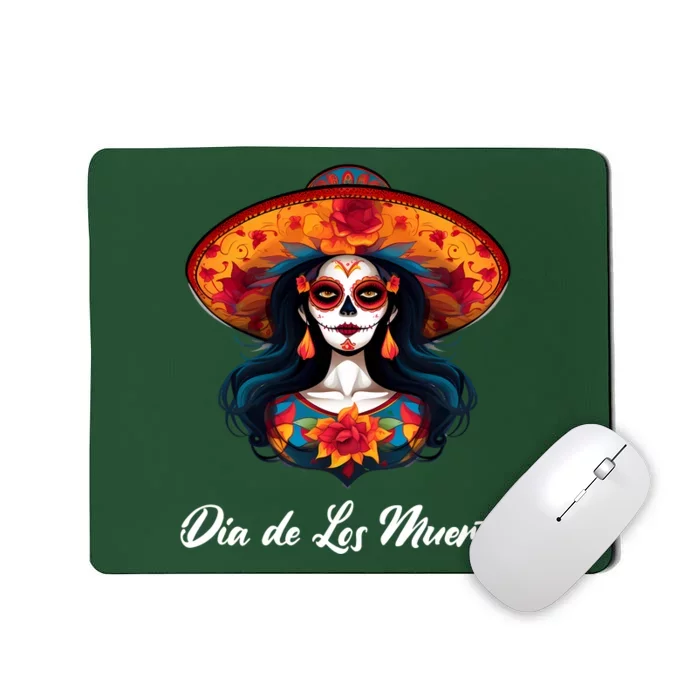 Dia De Los Muertos Day Of The Dead Festive Mousepad