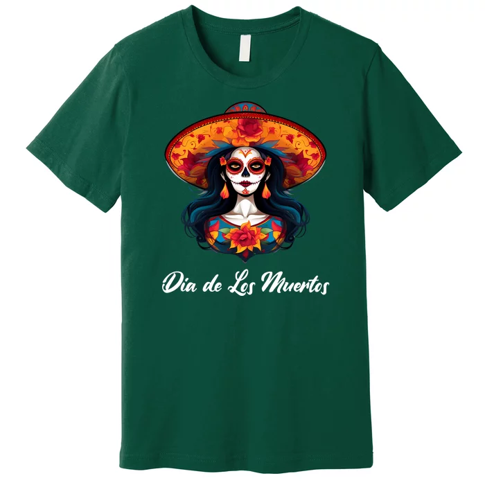 Dia De Los Muertos Day Of The Dead Festive Premium T-Shirt