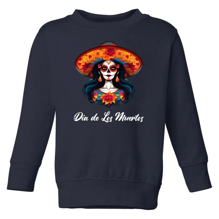 Dia De Los Muertos Day Of The Dead Festive Toddler Sweatshirt