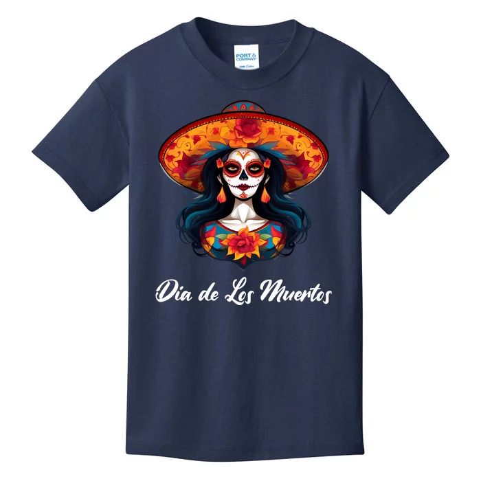 Dia De Los Muertos Day Of The Dead Festive Kids T-Shirt