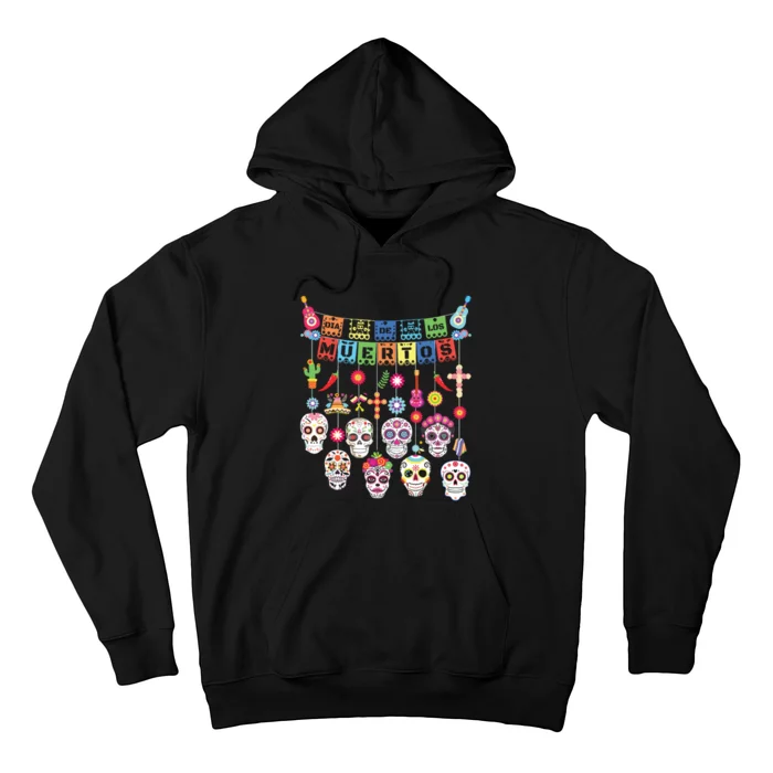 Dia De Los Muertos Funny Day Of The Dead Hanging Skulls Hoodie