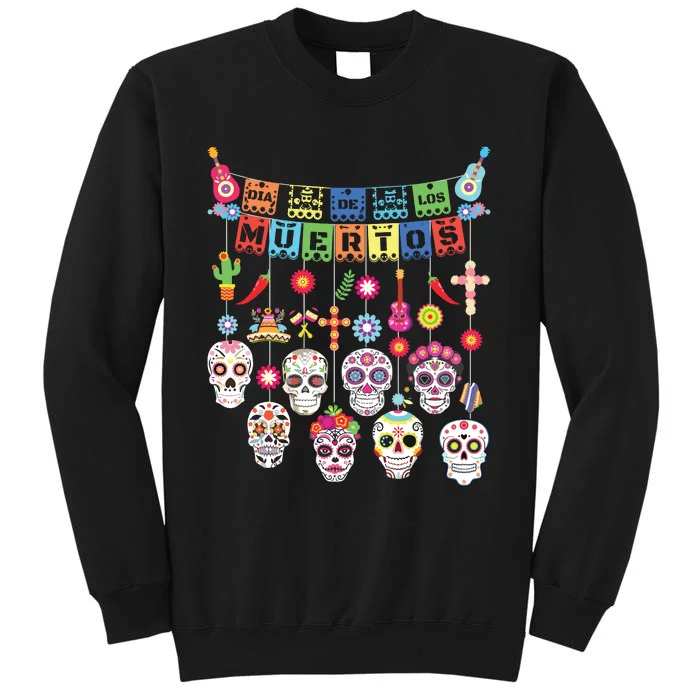 Dia De Los Muertos Funny Day Of The Dead Hanging Skulls Tall Sweatshirt