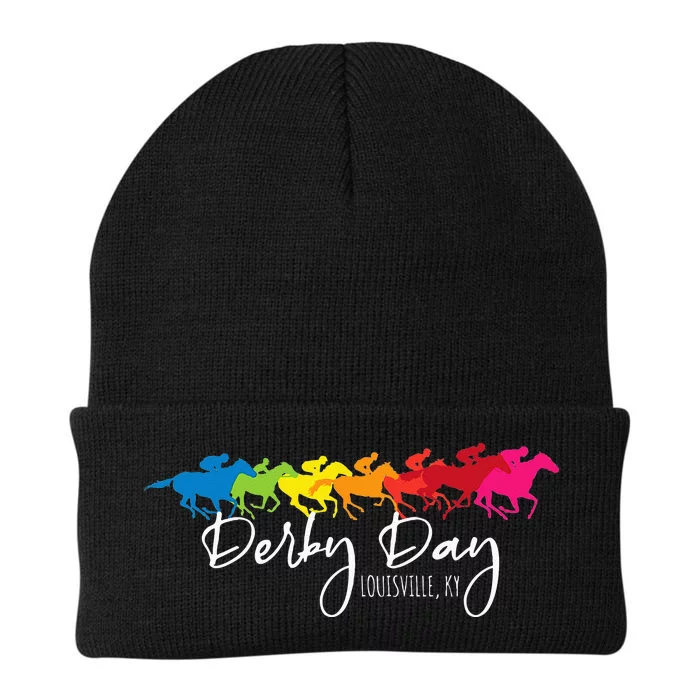 Derby Day Louisville Kentucky Horse Racing Knit Cap Winter Beanie