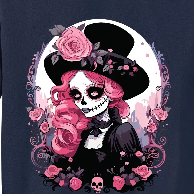 Dia De Los Muertos La Catrina Day Of The Dead Tall Sweatshirt