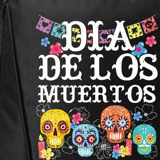 Dia De Los Muertos Sugar Skull Mexican Holiday City Backpack