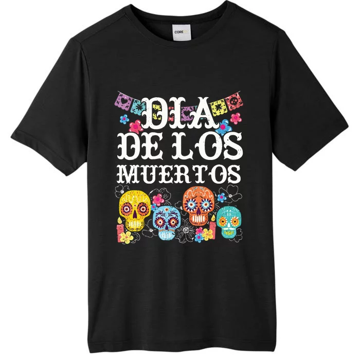 Dia De Los Muertos Sugar Skull Mexican Holiday ChromaSoft Performance T-Shirt