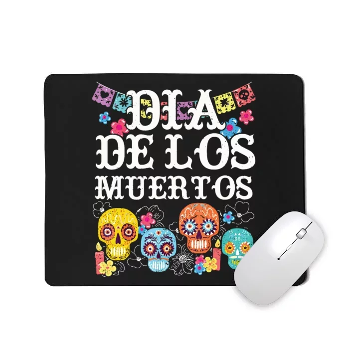 Dia De Los Muertos Sugar Skull Mexican Holiday Mousepad