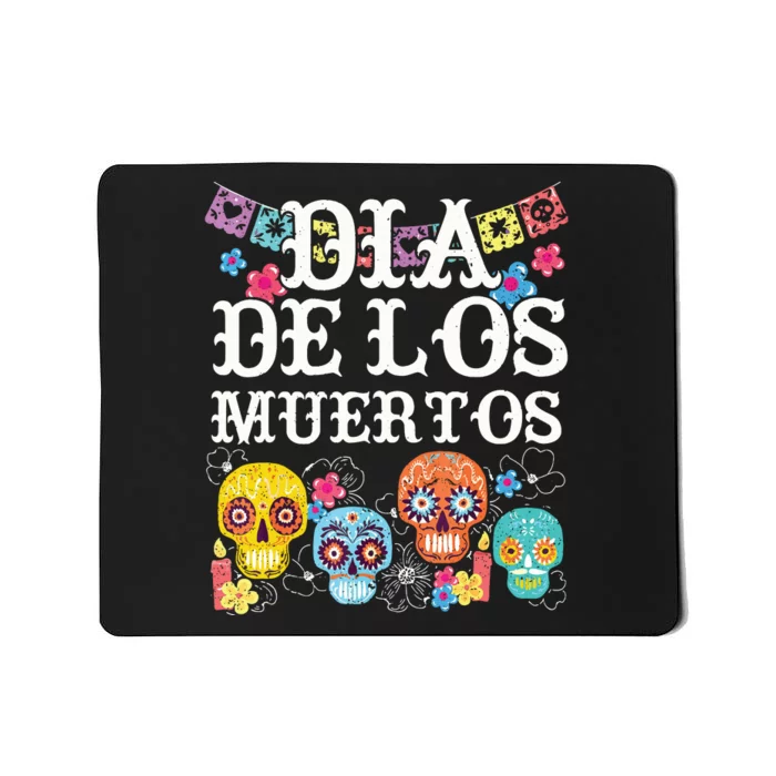 Dia De Los Muertos Sugar Skull Mexican Holiday Mousepad