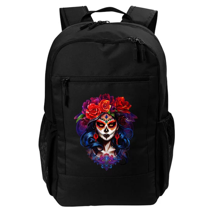 Dia De Los Muertos 2024 Sugar Skull Catrina Day Of The Dead Daily Commute Backpack