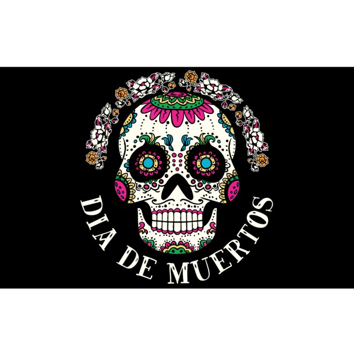 Dia De Los Muertos Sugar Skull Mexican Holiday Bumper Sticker