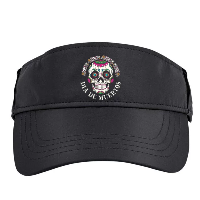 Dia De Los Muertos Sugar Skull Mexican Holiday Adult Drive Performance Visor