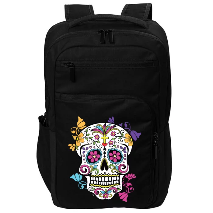 Dia De Los Muertos Sugar Skull Impact Tech Backpack