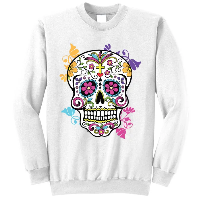 Dia De Los Muertos Sugar Skull Sweatshirt