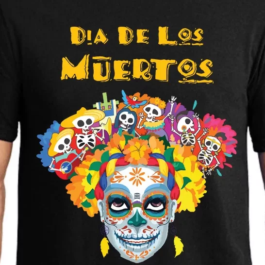 Dia De Los Muertos Mexico Day Of The Dead For Halloween Pajama Set