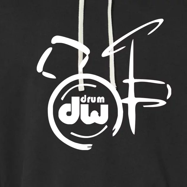 DW Drum Music Instrument Logo Garment-Dyed Fleece Hoodie