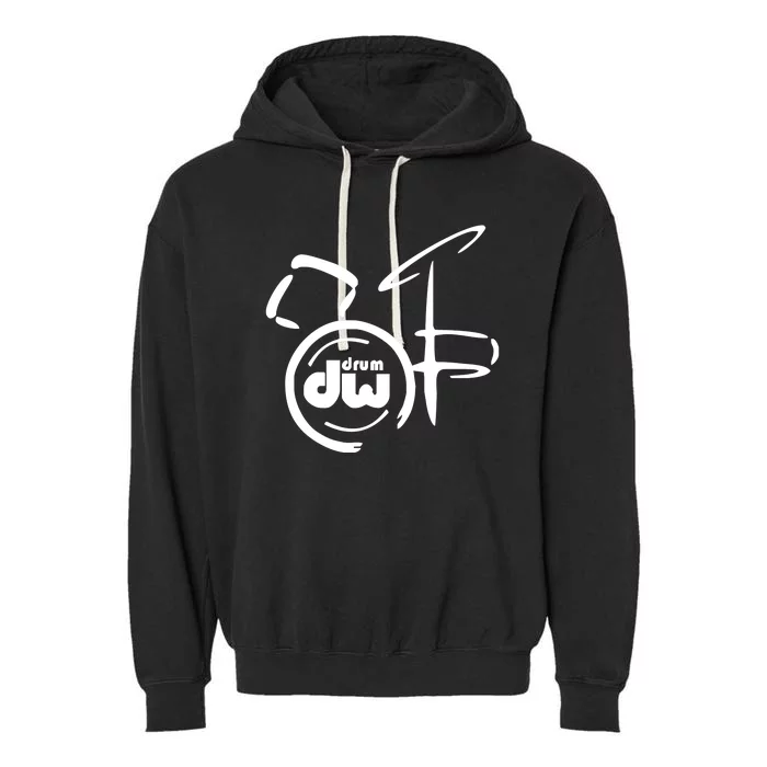 DW Drum Music Instrument Logo Garment-Dyed Fleece Hoodie