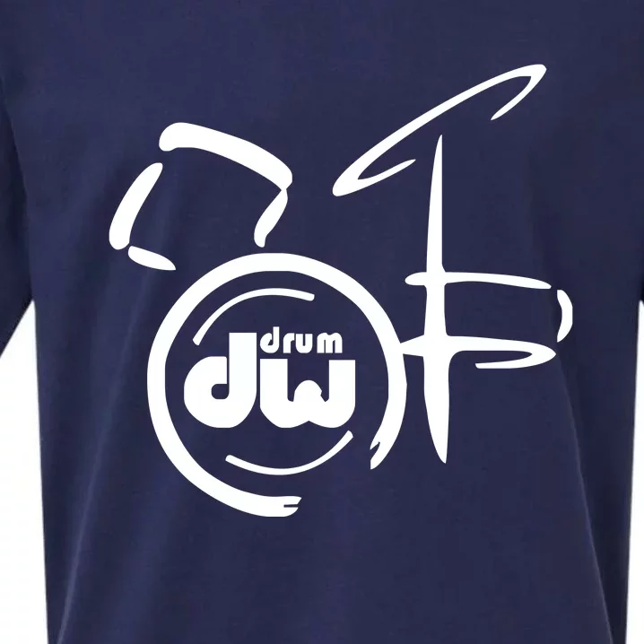 DW Drum Music Instrument Logo Sueded Cloud Jersey T-Shirt