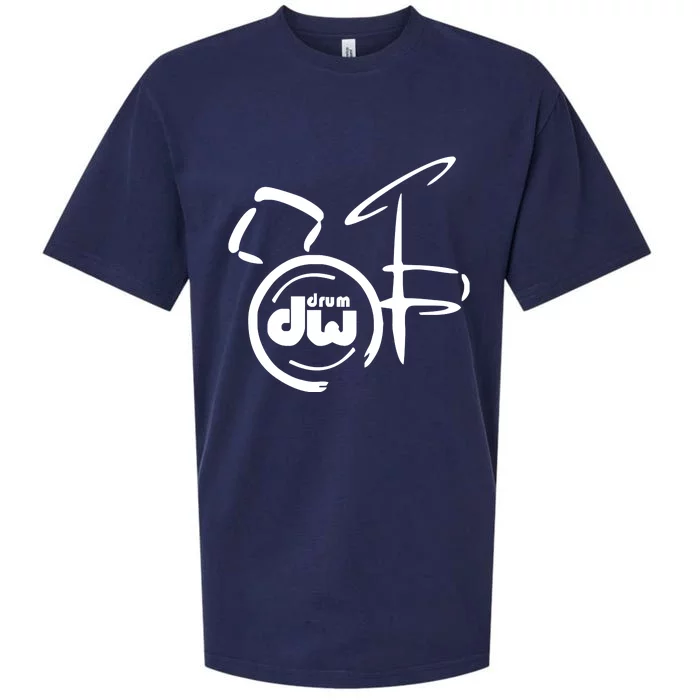 DW Drum Music Instrument Logo Sueded Cloud Jersey T-Shirt