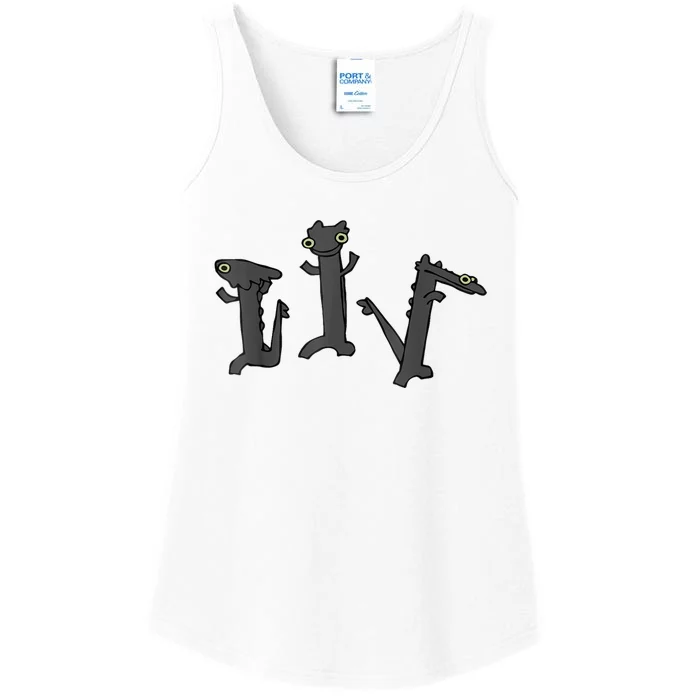 Dancing Dragon Meme Ladies Essential Tank