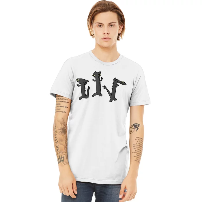 Dancing Dragon Meme Premium T-Shirt