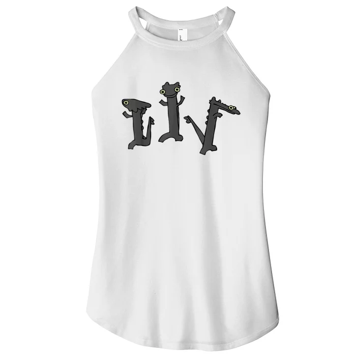 Dancing Dragon Meme Women’s Perfect Tri Rocker Tank