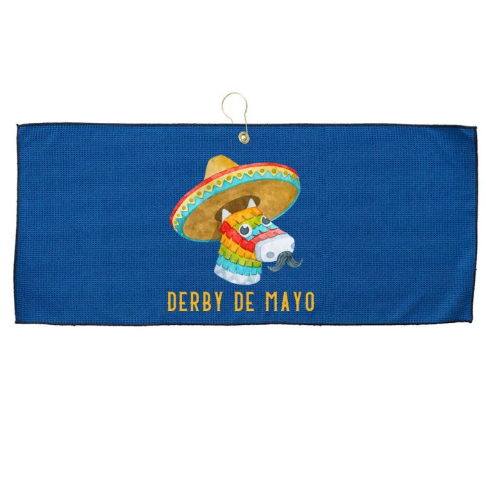 Derby de Mayo Kentucky Horse Race Mexico Pinata Mexican Large Microfiber Waffle Golf Towel