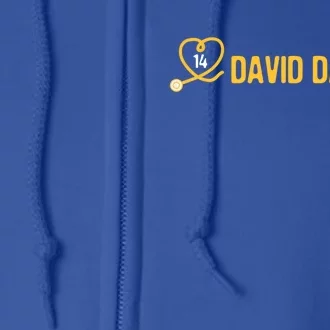 David Dahl Milwaukee Baseball Player Medical Student Doctor Meaningful Gift Full Zip Hoodie