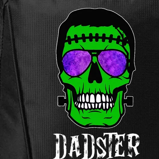 Dadster Dad Monster Halloween Costume Daddy Father City Backpack