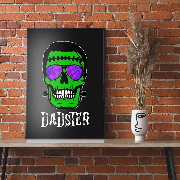 Dadster Dad Monster Halloween Costume Daddy Father Poster