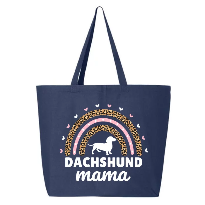 Doxie Dachshund Mama Rainbow Dachshund Lover Weiner Dog Mom Gift 25L Jumbo Tote