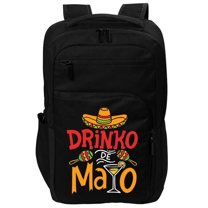 Drinko De Mayo Cinco De Mayo Fiesta Impact Tech Backpack